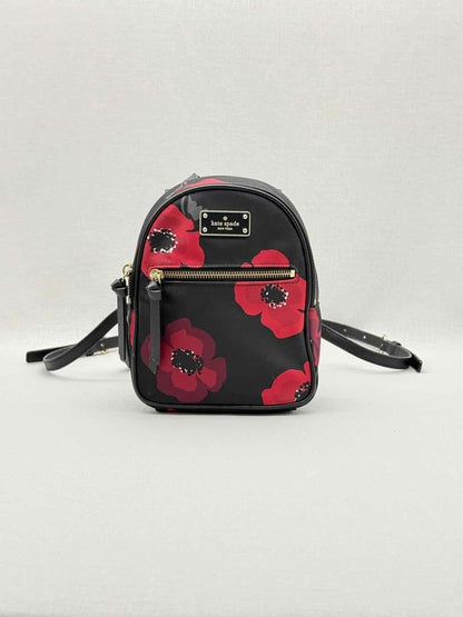Pre - loved KATE SPADE Bradley Wilson Road Black Poppy Backpack at Reems Closet