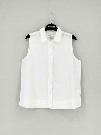 Pre - loved KATE SPADE Button Down White Size Large Shirt at Reems Closet