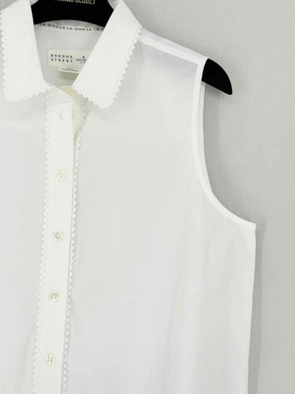 Pre - loved KATE SPADE Button Down White Size Large Shirt at Reems Closet