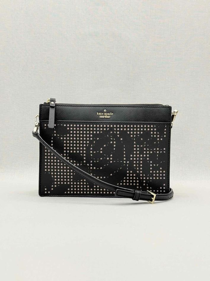 Pre-loved KATE SPADE Cameron Street Clarise Black Crossbody at Reems Closet