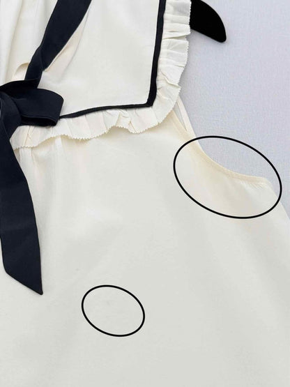 Pre - loved KATE SPADE Cream w/ Black Size Large Top at Reems Closet