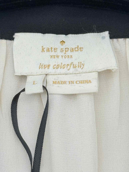 Pre - loved KATE SPADE Cream w/ Black Size Large Top at Reems Closet