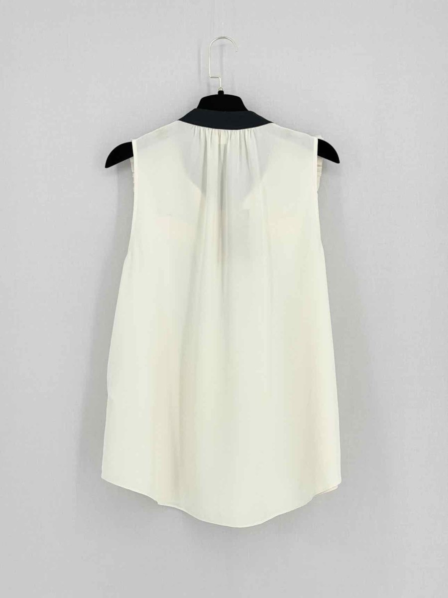 Pre - loved KATE SPADE Cream w/ Black Size Large Top at Reems Closet
