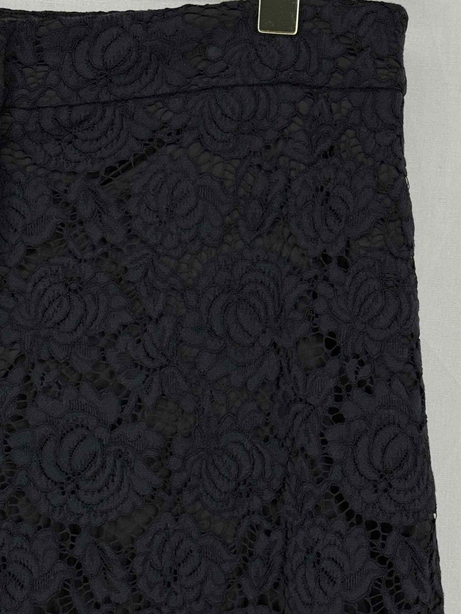 Pre - loved KATE SPADE Cropped Black Lace Size US 10 Pants at Reems Closet