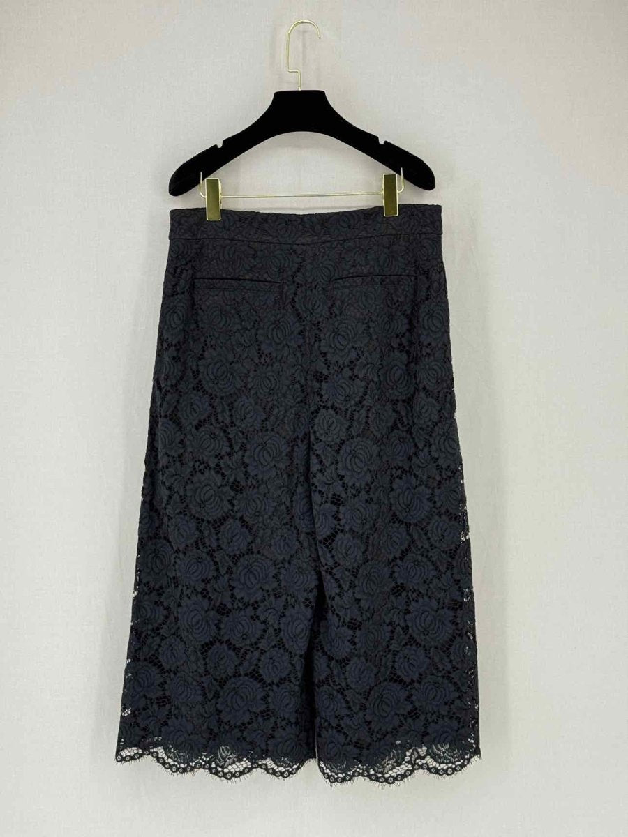 Pre - loved KATE SPADE Cropped Black Lace Size US 10 Pants at Reems Closet
