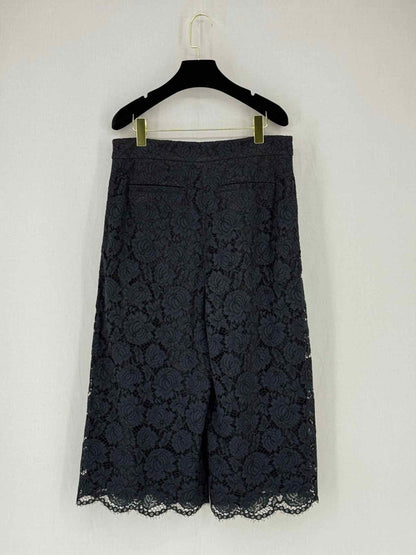 Pre - loved KATE SPADE Cropped Black Lace Size US 10 Pants at Reems Closet