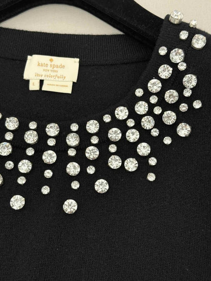 Pre - loved KATE SPADE Do Wonders Black Size Large Jumper at Reems Closet