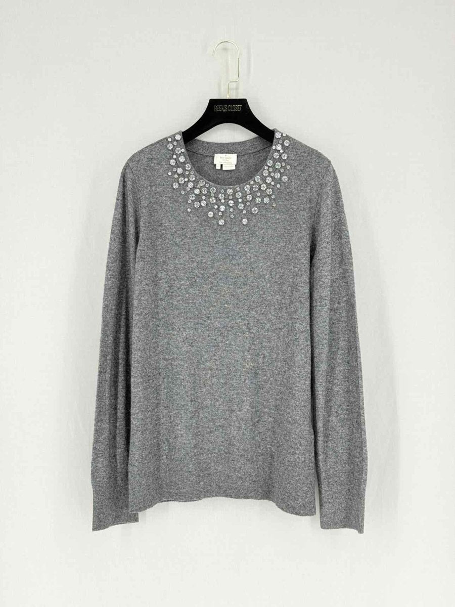 Pre - loved KATE SPADE Do Wonders Grey Size Large Jumper at Reems Closet