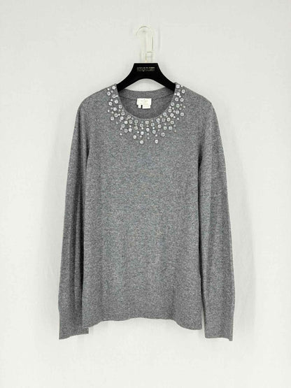Pre - loved KATE SPADE Do Wonders Grey Size Large Jumper at Reems Closet