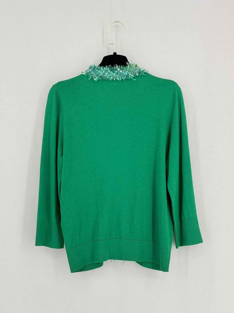 Pre - loved KATE SPADE Green Size Large Cardigan at Reems Closet