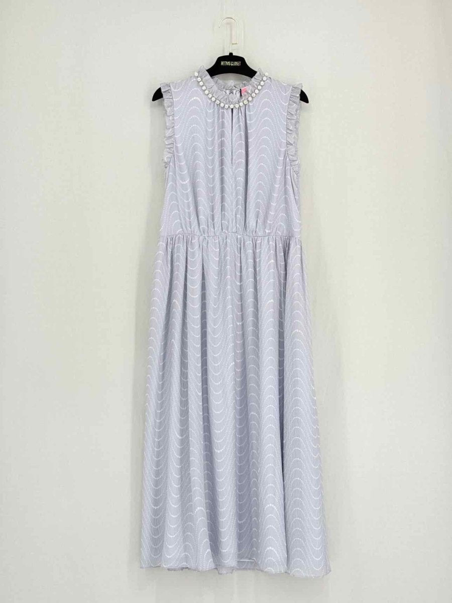 Pre - loved KATE SPADE Grey Size US 10 Knee Length Dress at Reems Closet