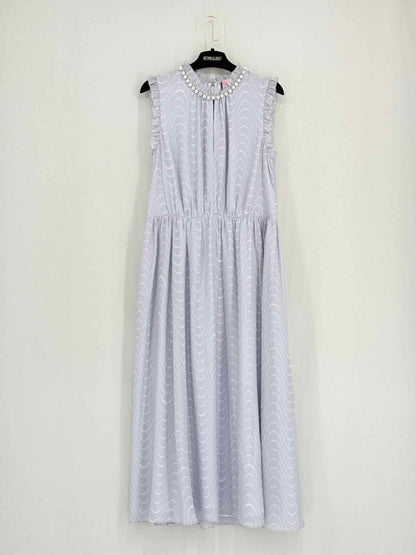 Pre - loved KATE SPADE Grey Size US 10 Knee Length Dress at Reems Closet