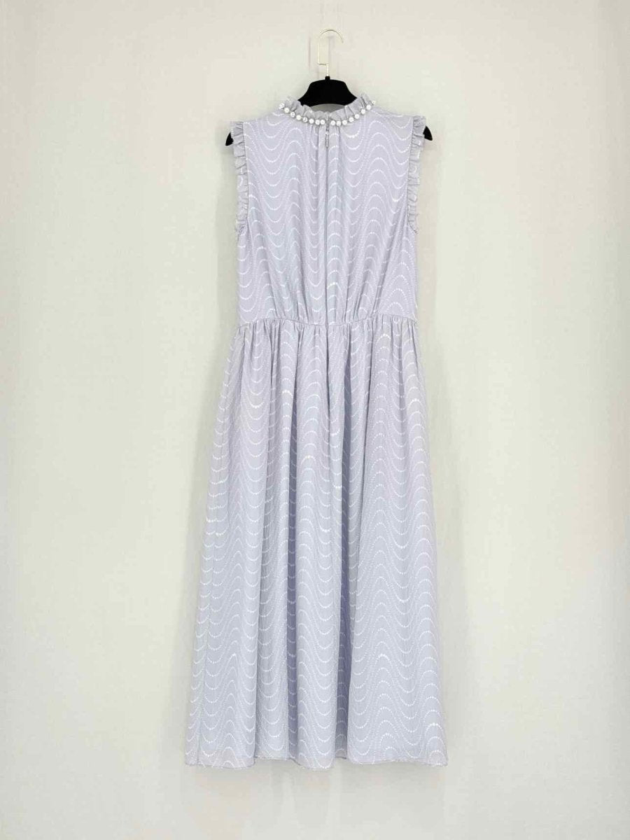 Pre - loved KATE SPADE Grey Size US 10 Knee Length Dress at Reems Closet
