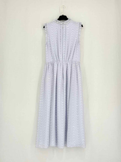 Pre - loved KATE SPADE Grey Size US 10 Knee Length Dress at Reems Closet