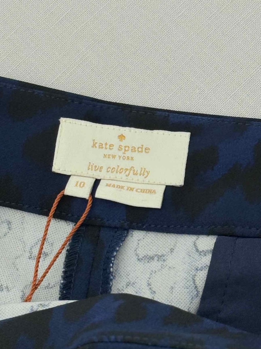 Pre - loved KATE SPADE Navy Blue & Black Size US 10 Pants at Reems Closet