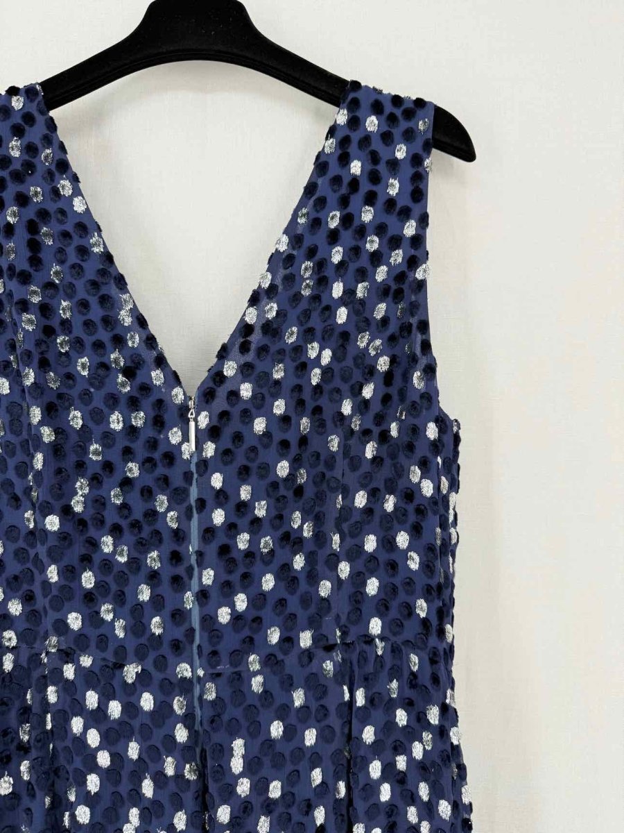 Pre - loved KATE SPADE Navy Blue Polka Dot Size US 10 Jumpsuit at Reems Closet