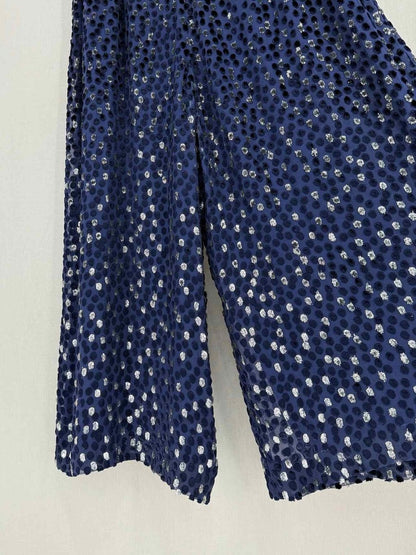 Pre - loved KATE SPADE Navy Blue Polka Dot Size US 10 Jumpsuit at Reems Closet