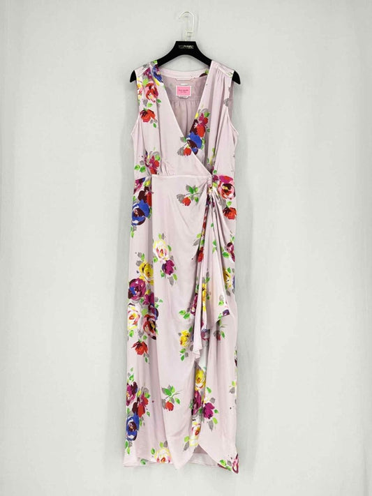 Pre - loved KATE SPADE Pink Multicolor Size US 10 Midi Dress at Reems Closet
