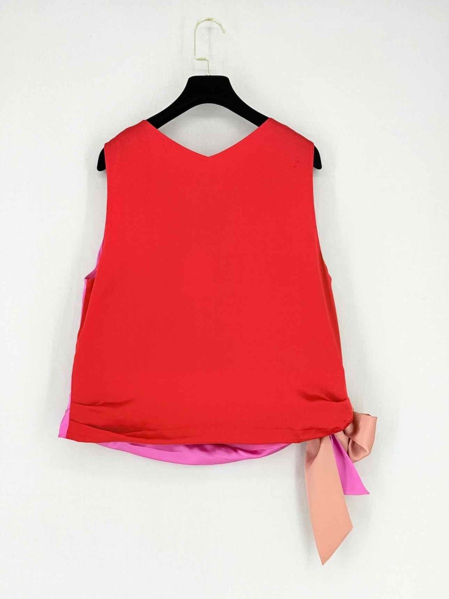 Pre - loved KATE SPADE Red Multicolor Size US 10 Top at Reems Closet