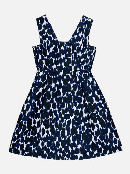Pre - loved KATE SPADE Sleeveless Blue & White Printed Short Dress at Reems Closet