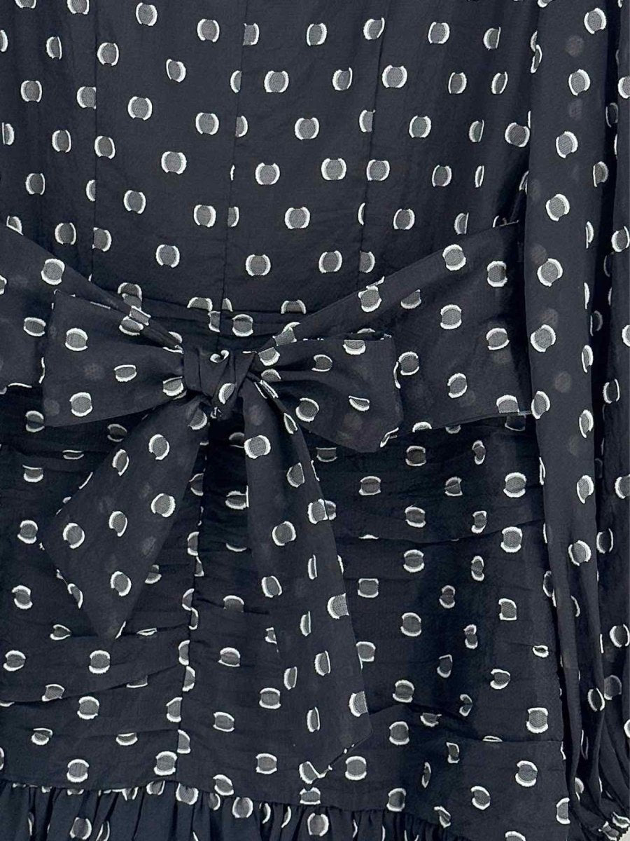 Pre - loved KEEPSAKE Black & White Polka Dot Size US 8 Short Dress at Reems Closet