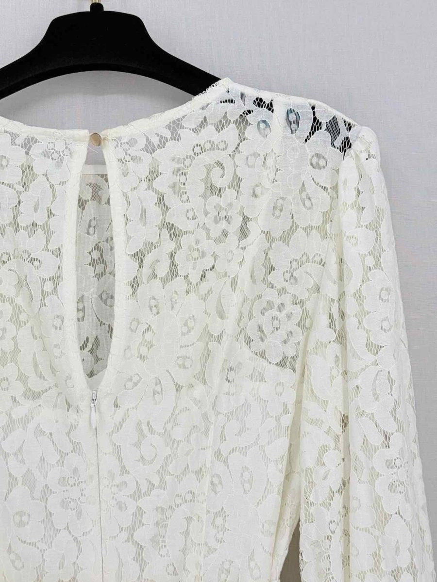 Pre - loved KEEPSAKE Cream Lace Size XSmall Short Dress at Reems Closet
