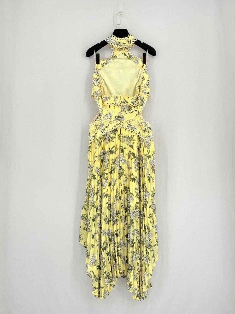 Pre - loved KEEPSAKE Yellow Multicolor Size XLarge Midi Dress at Reems Closet