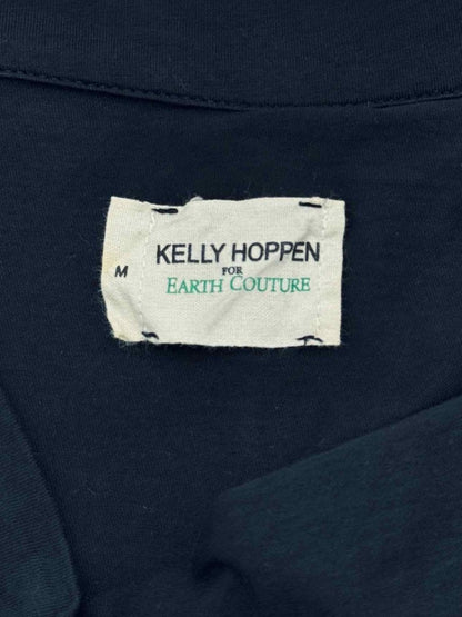 Pre-loved KELLY HOPPEN Navy Blue Size Medium Long Skirt at Reems Closet
