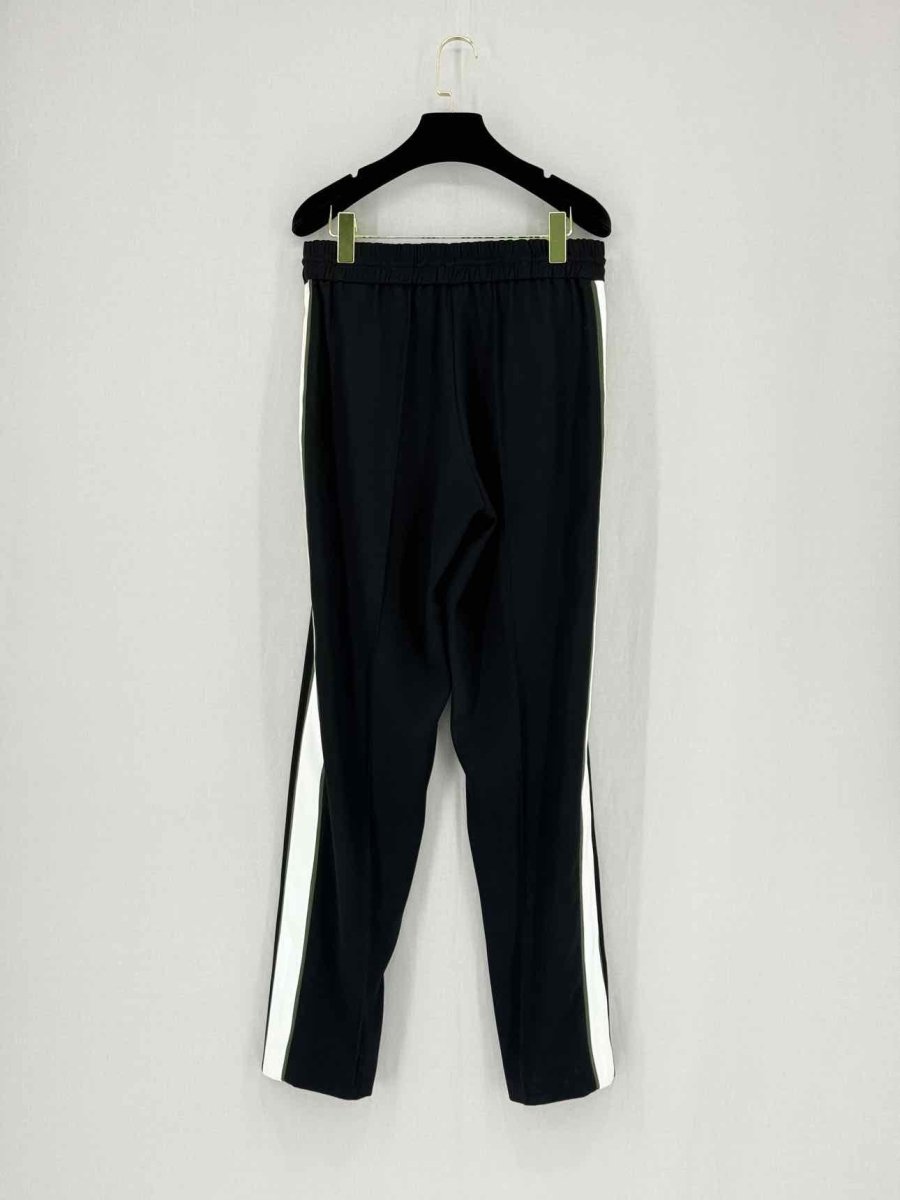 Pre - loved KENZO Black Side Stripe Size US 6 Tracksuit Bottom at Reems Closet