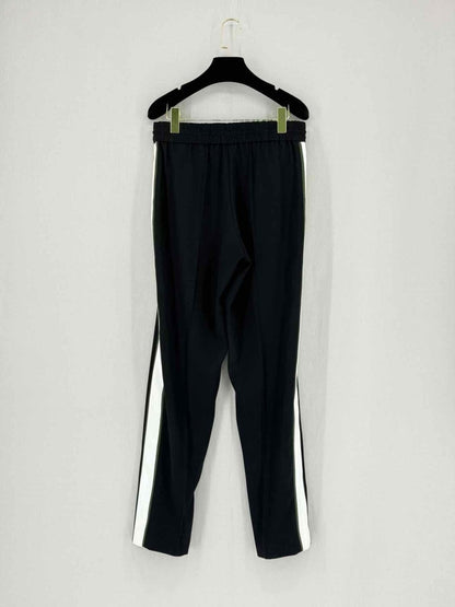 Pre - loved KENZO Black Side Stripe Size US 6 Tracksuit Bottom at Reems Closet