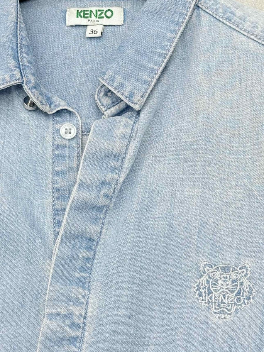 Pre - loved KENZO Denim Size US 4 Shirt at Reems Closet