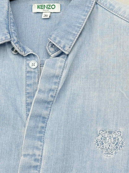 Pre - loved KENZO Denim Size US 4 Shirt at Reems Closet