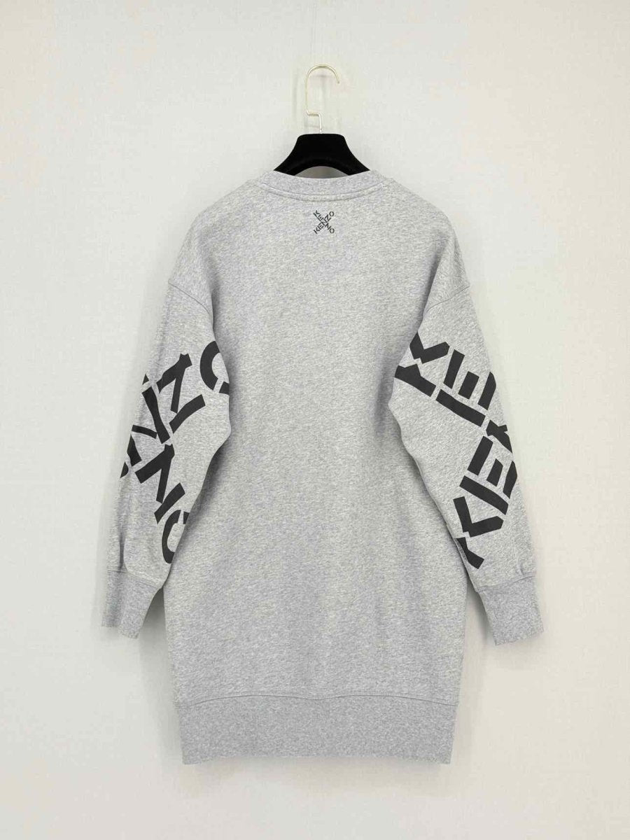 Pre - loved KENZO Grey Print Size XSmall Sweatshirt at Reems Closet