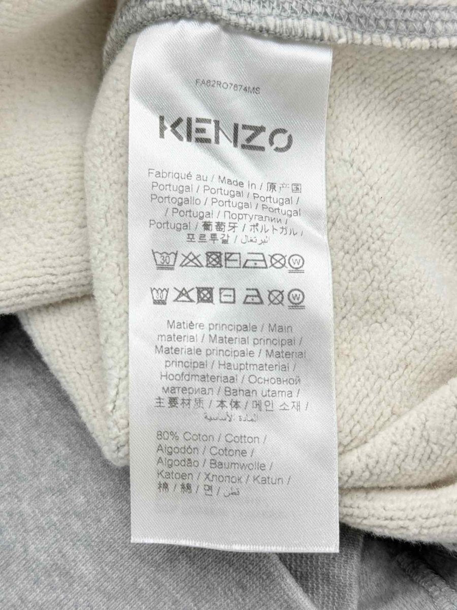 Pre - loved KENZO Grey Print Size XSmall Sweatshirt at Reems Closet