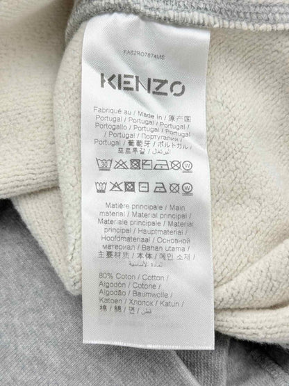 Pre - loved KENZO Grey Print Size XSmall Sweatshirt at Reems Closet
