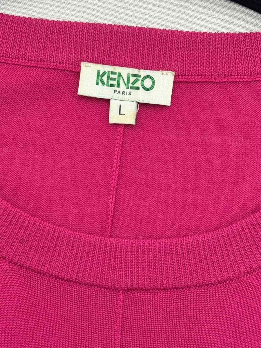 Pre-loved KENZO Pink Size Large Sweater at Reems Closet