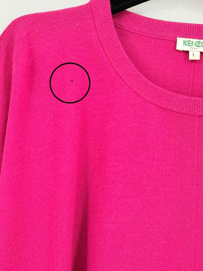 Pre-loved KENZO Pink Size Large Sweater at Reems Closet