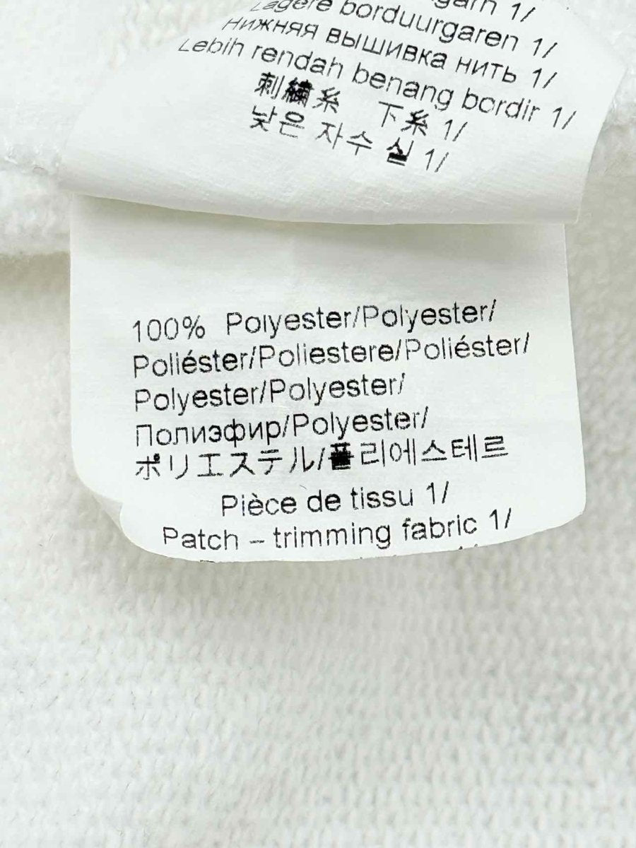 Pre - loved KENZO White Logo Embroidered Size Small Sweatshirt at Reems Closet