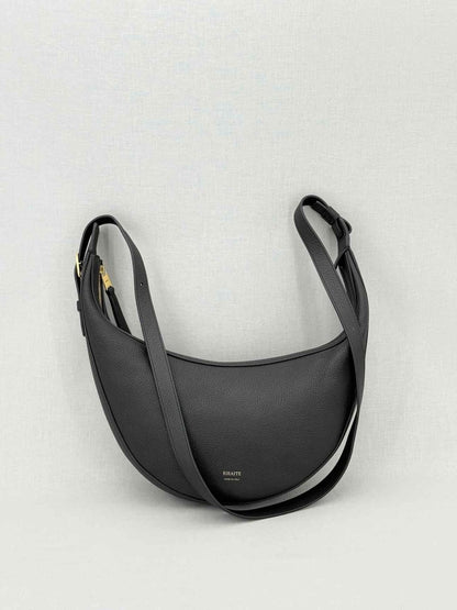 Pre - loved KHAITE Augustina Black Shoulder Bag at Reems Closet