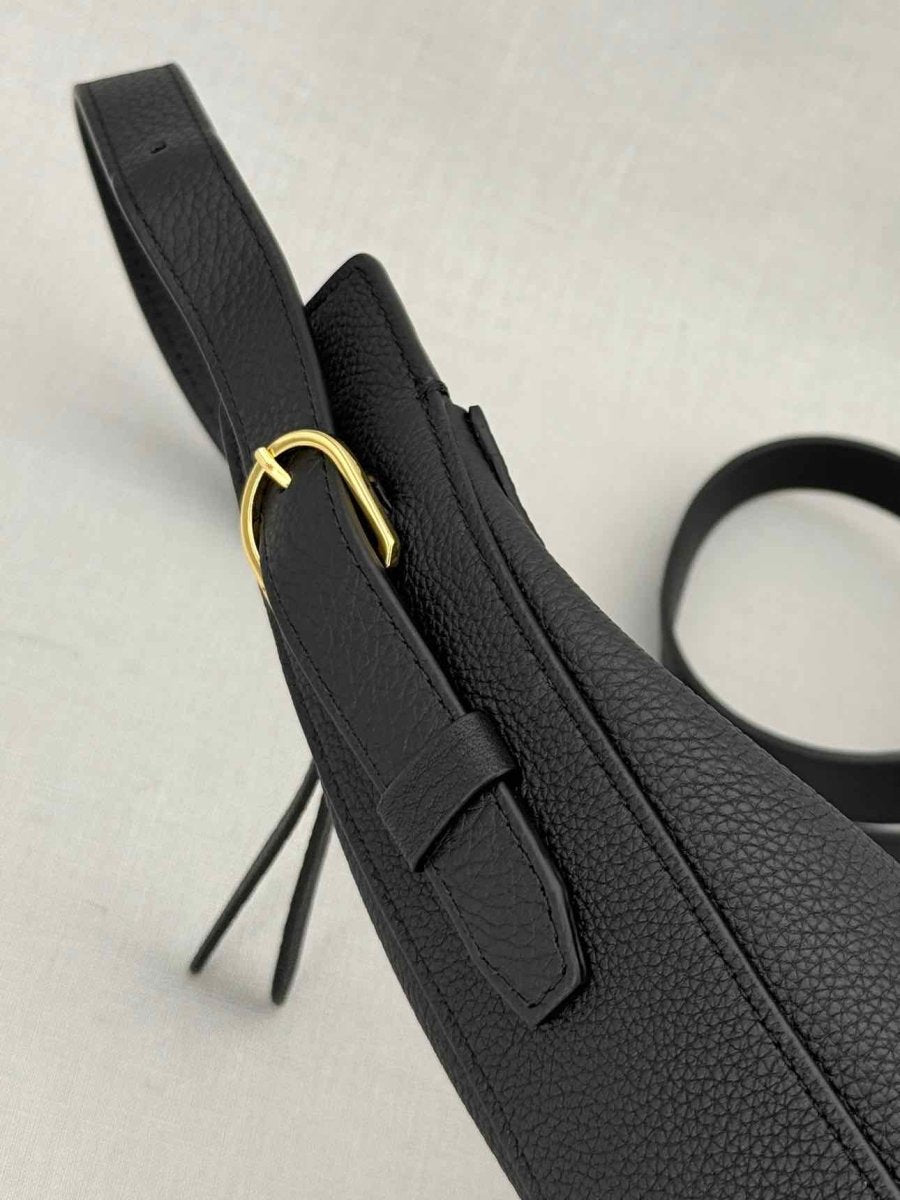 Pre - loved KHAITE Augustina Black Shoulder Bag at Reems Closet