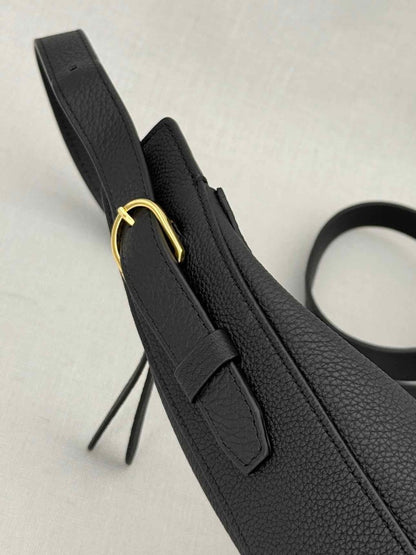 Pre - loved KHAITE Augustina Black Shoulder Bag at Reems Closet