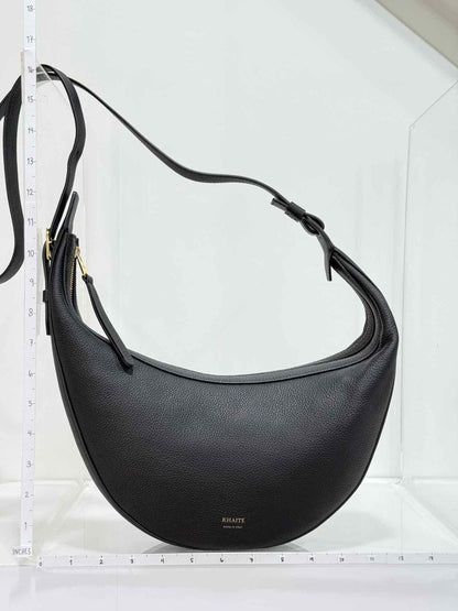 Pre - loved KHAITE Augustina Black Shoulder Bag at Reems Closet
