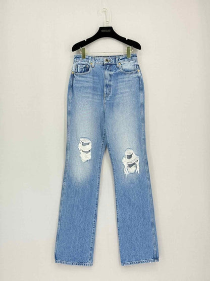 Pre-loved KHAITE Danielle Blue Size 29 Jeans at Reems Closet