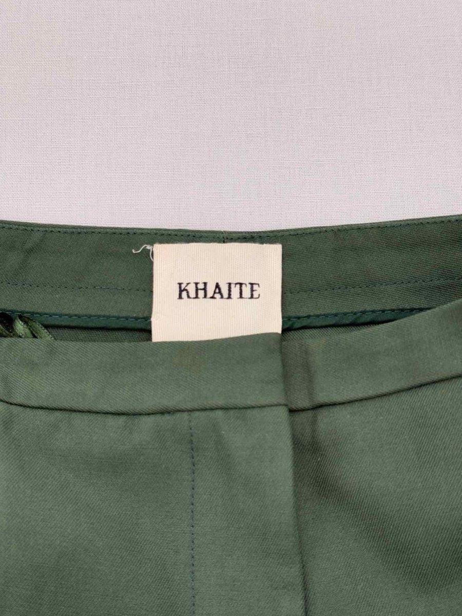 Pre - loved KHAITE Green Size US 6 Pants at Reems Closet