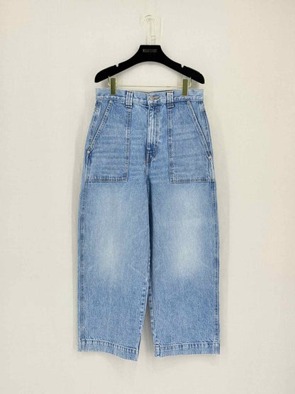 Pre-loved KHAITE Hewey Blue Size 30 Jeans at Reems Closet