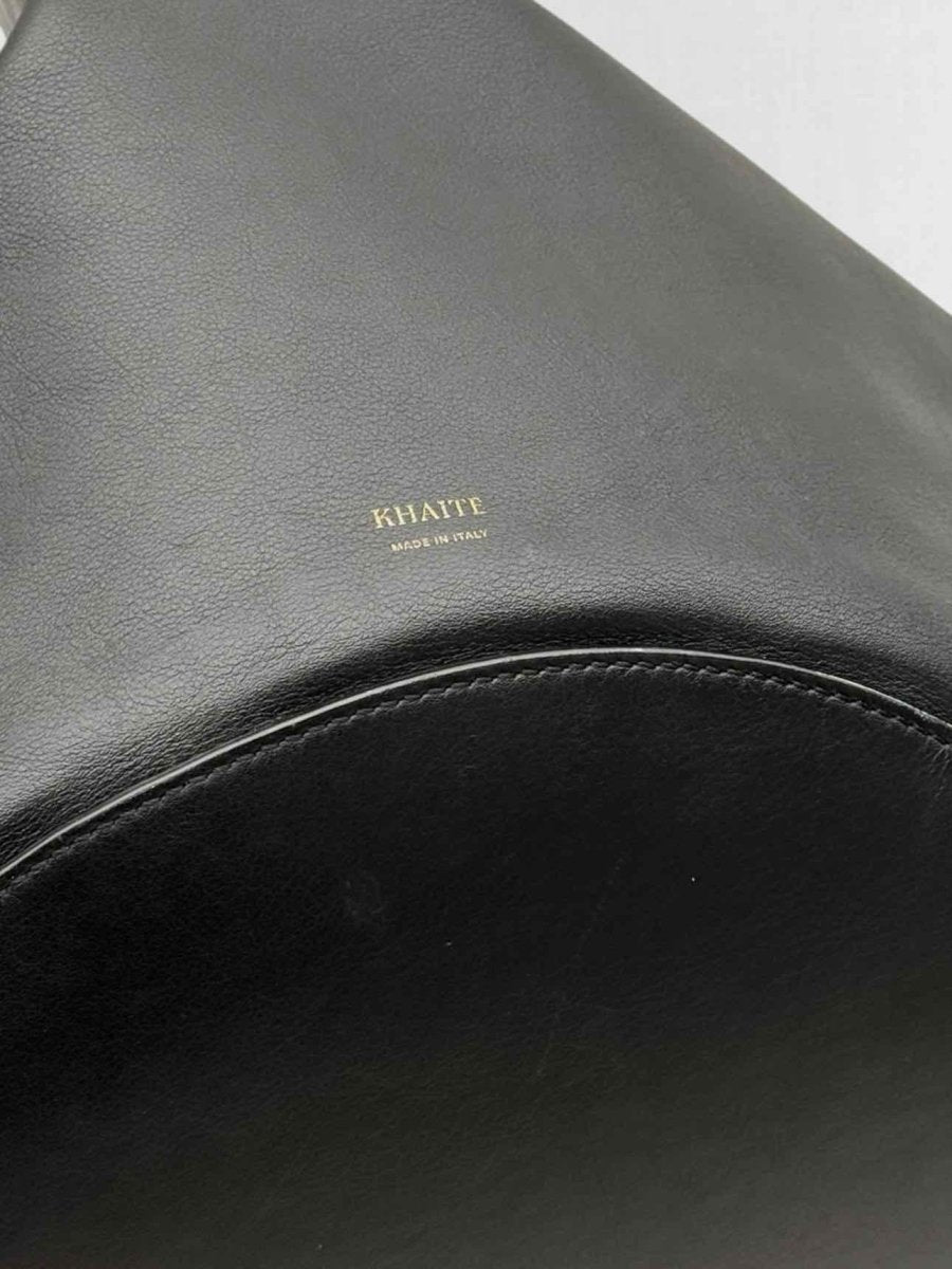 Pre - loved KHAITE Lotus Black Tote Bag at Reems Closet