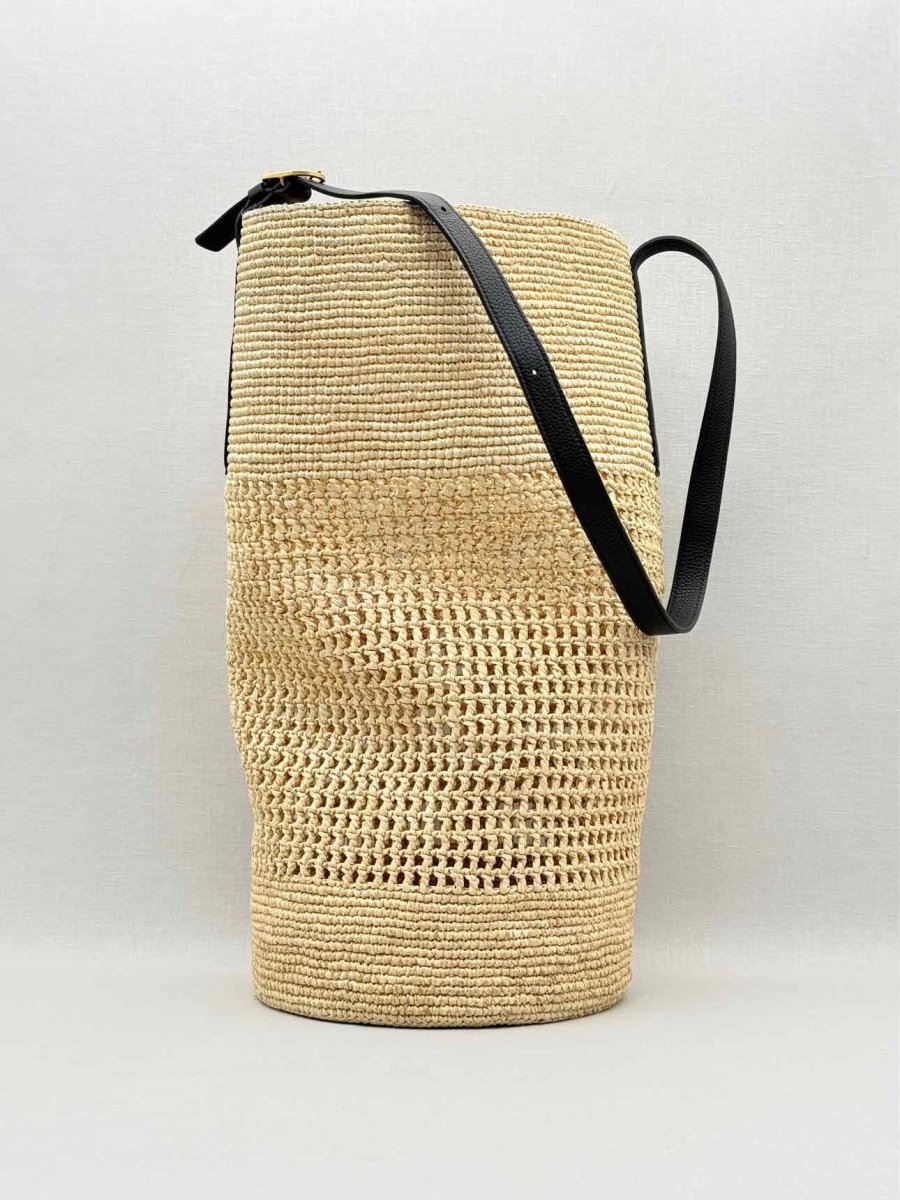 Pre - loved KHATIE Billie Beige Bucket Bag at Reems Closet