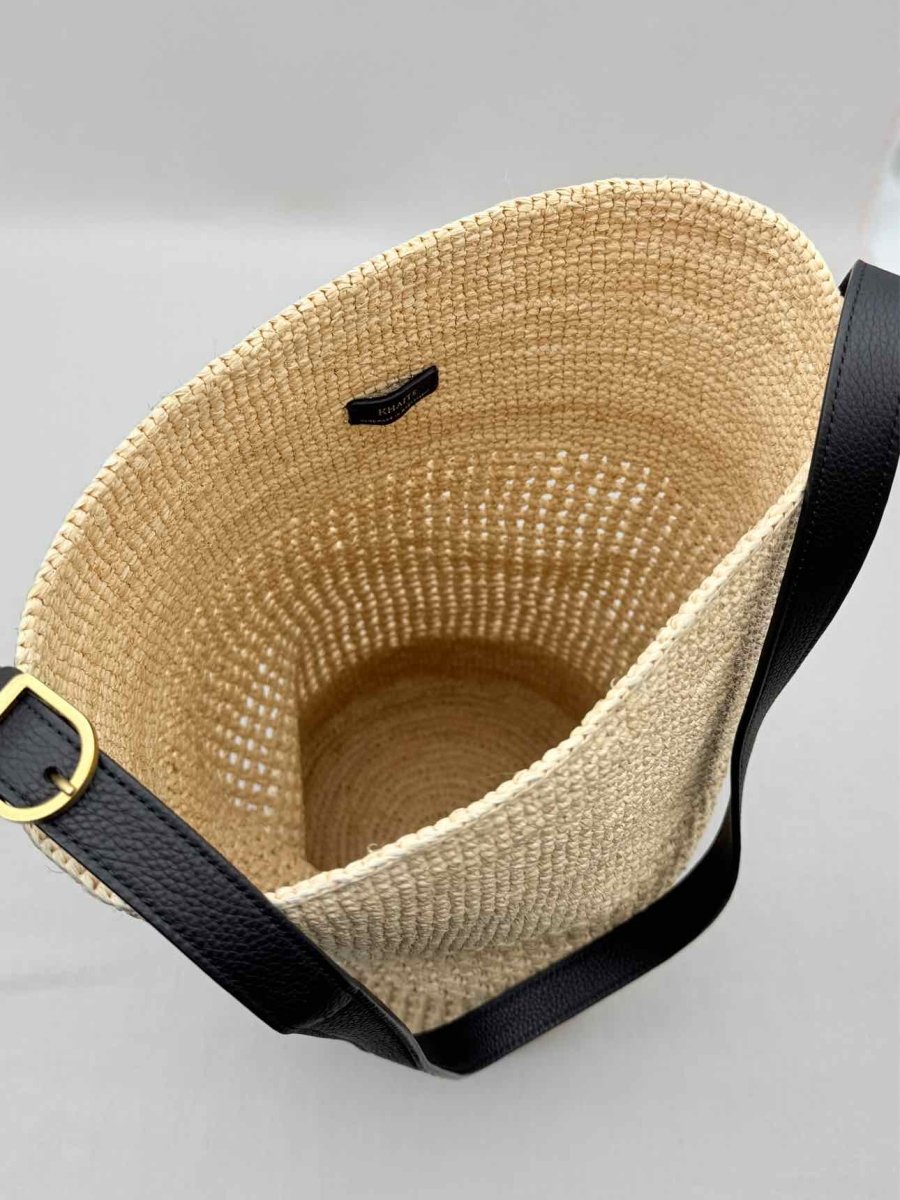 Pre - loved KHATIE Billie Beige Bucket Bag at Reems Closet