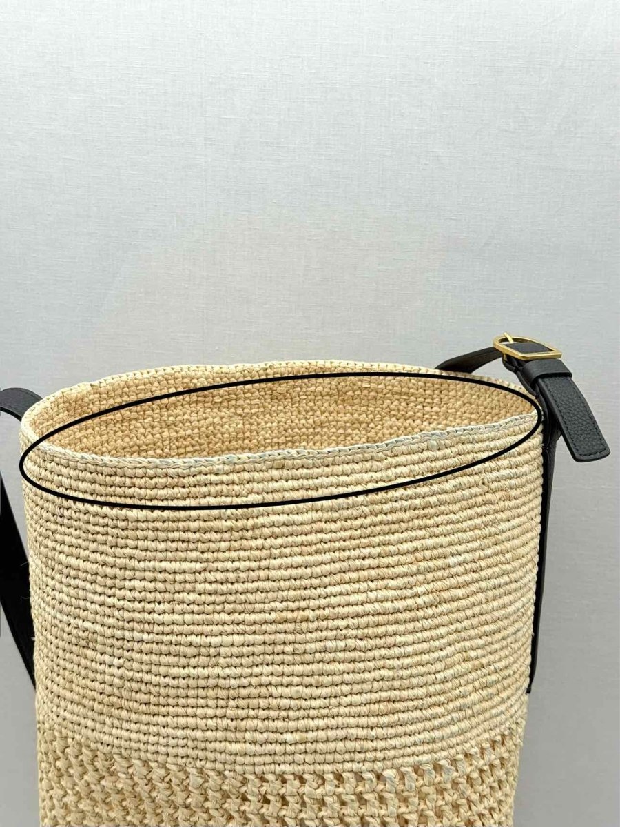 Pre - loved KHATIE Billie Beige Bucket Bag at Reems Closet