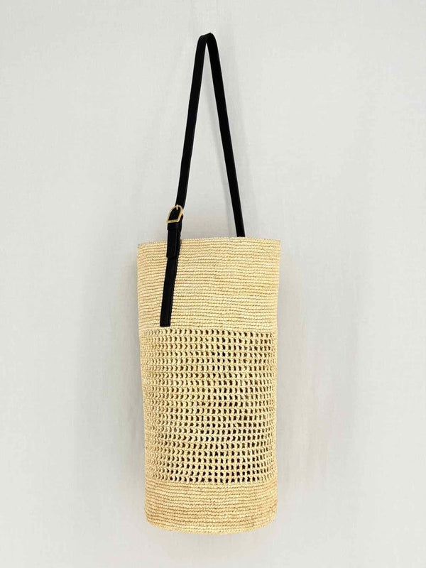 Pre - loved KHATIE Billie Beige Bucket Bag at Reems Closet